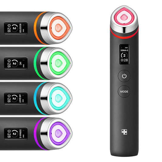 6-In-1 Real Glass Glow Beauty Massager 