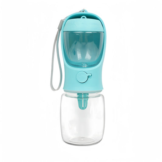 Dog Water Bottle with Food Container